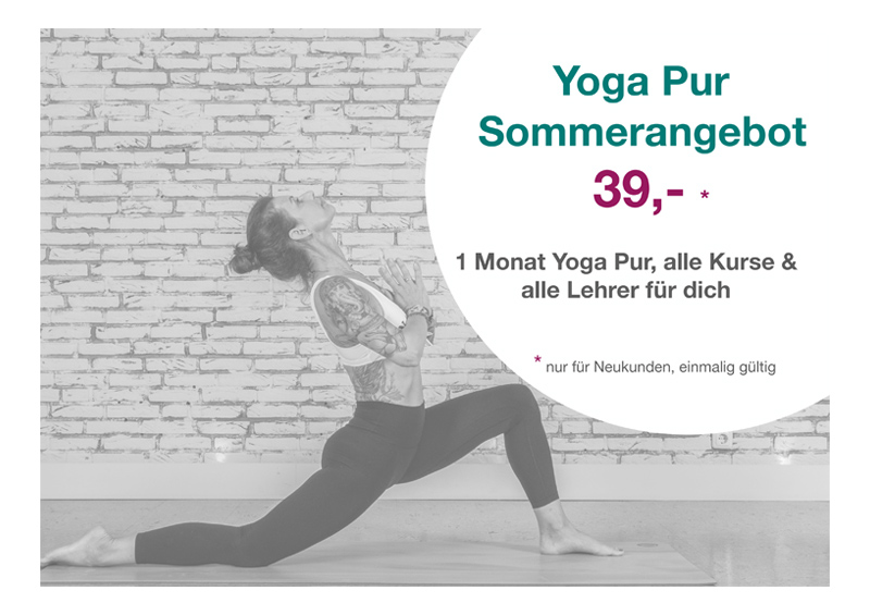 Yoga Pur Frühlingsangebot - Dann könnte das hier genau das Richtige für Dich sein!